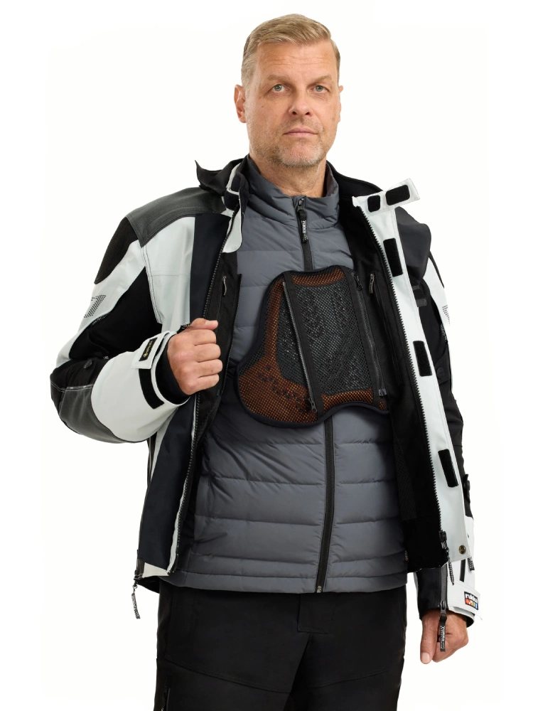 Kurtka motocyklowa tekstylna Rukka Flexo-R szara