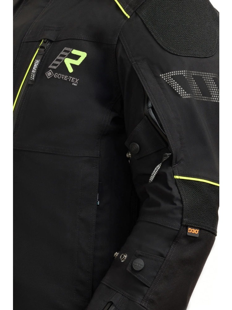 Kurtka motocyklowa tekstylna Rukka Flexo-R czarno-żółta
