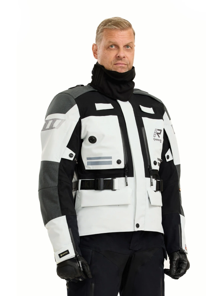 Kurtka motocyklowa tekstylna Rukka TitanTrail-R szara