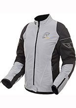 Kurtka motocyklowa damska tekstylna Rukka StretchAir szaro-czarna