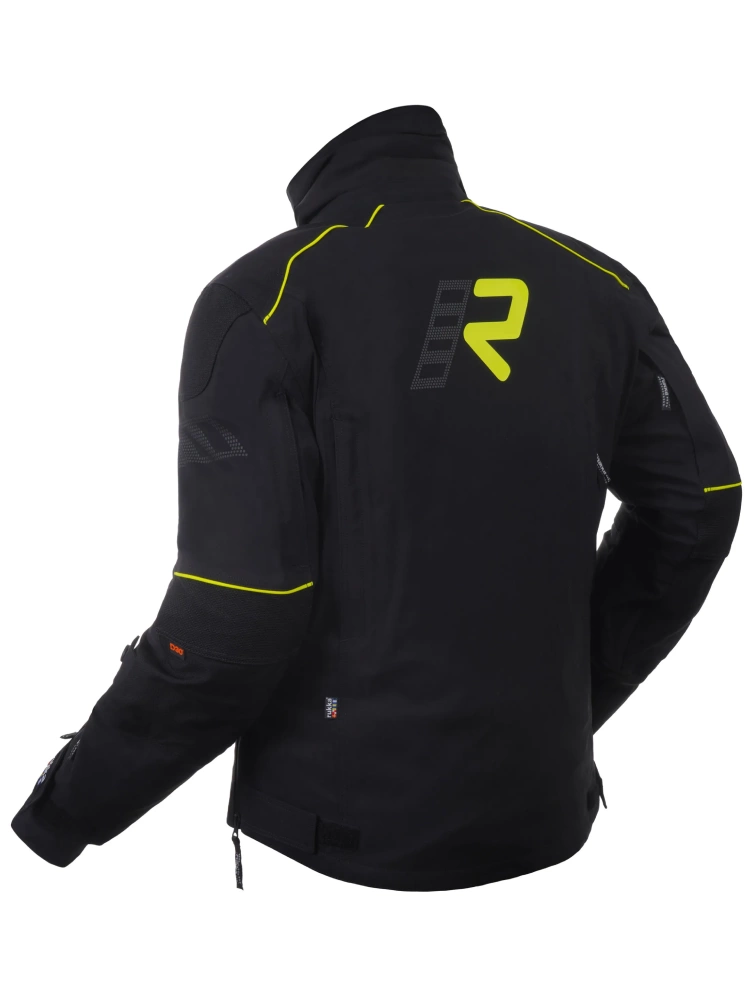 Kurtka motocyklowa tekstylna Rukka Flexo-R czarno-żółta
