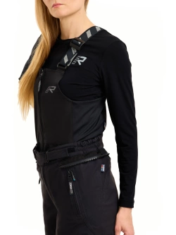 Ocieplacz z szelkami damski Rukka Wind-R czarny