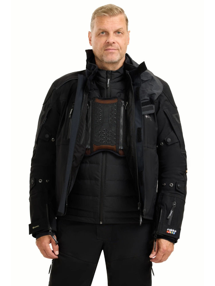 Kurtka motocyklowa tekstylna Rukka Flexo-R czarna