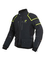 Kurtka motocyklowa tekstylna Rukka Exegal czarno-fluo żółta