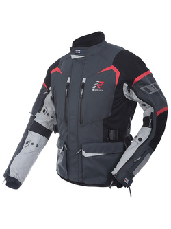 Kurtka motocyklowa tekstylna Rukka Rimo-R szaro-czerwona