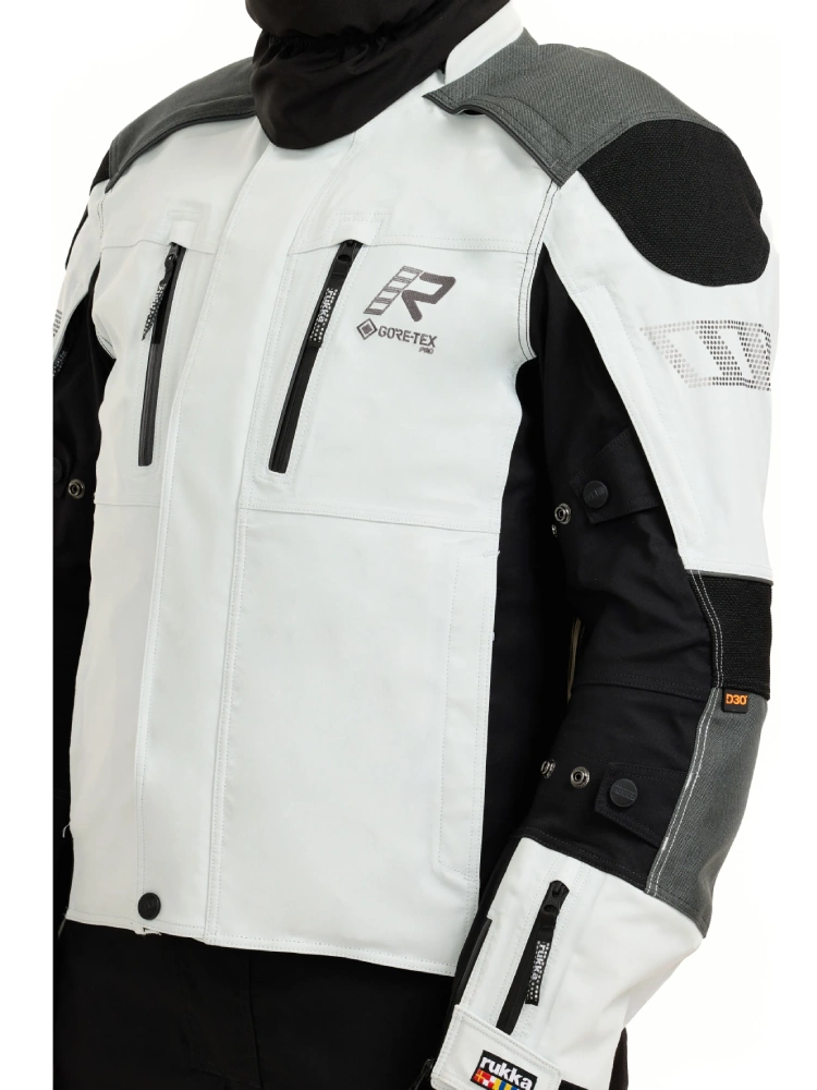 Kurtka motocyklowa tekstylna Rukka Flexo-R szara