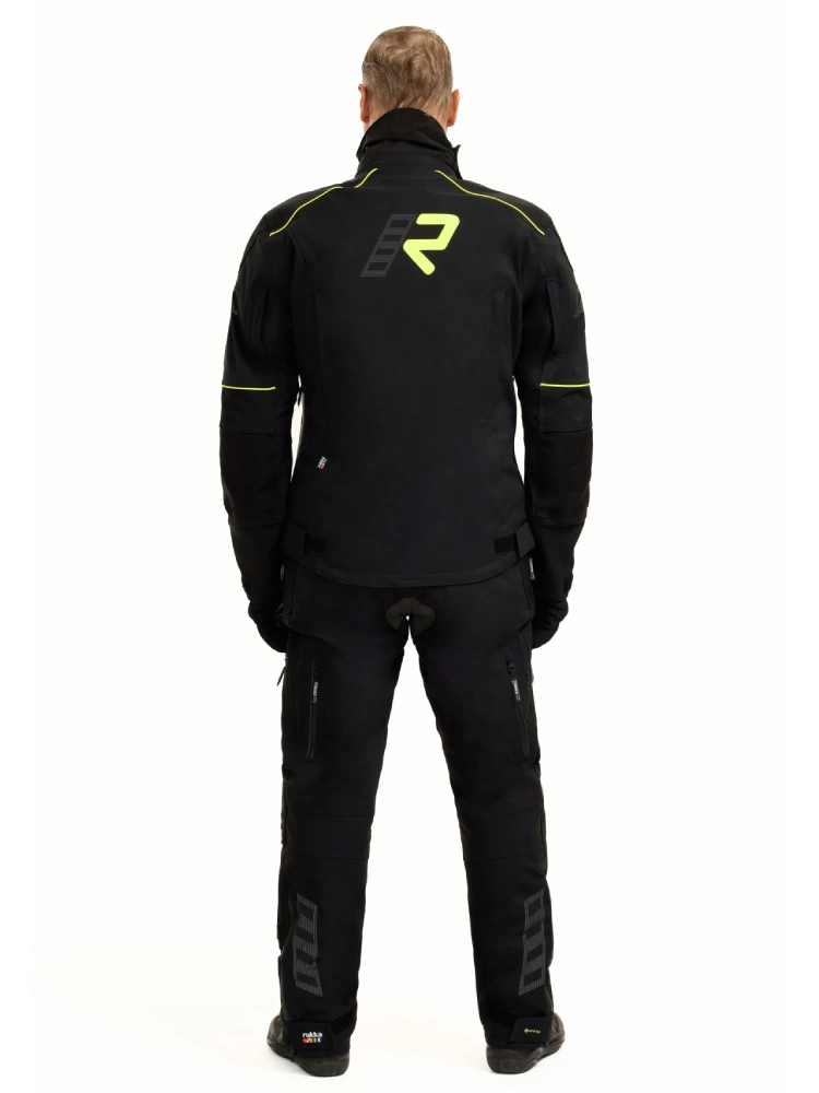 Kurtka motocyklowa tekstylna Rukka Flexo-R czarno-żółta