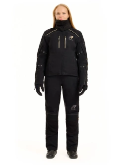 Kurtka motocyklowa damska tekstylna Rukka FlexoRina czarno-brązowa