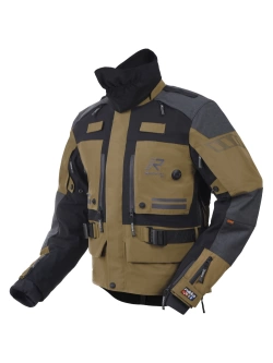 Kurtka motocyklowa tekstylna Rukka TitanTrail-R brązowa