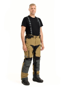 Spodnie motocyklowe tekstylne Rukka TitanTrail-R brązowe