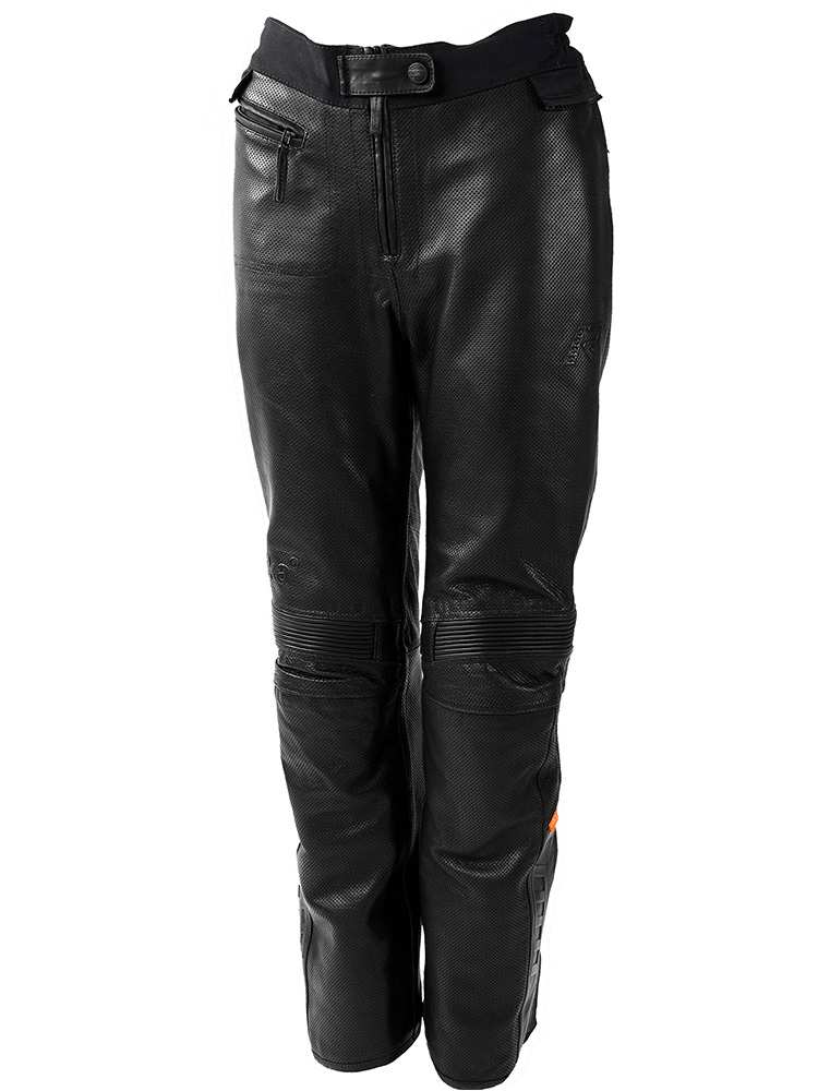 Spodnie motocyklowe damskie skórzane Rukka Aramissy czarne [bez podpinki ocieplającej]