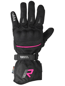 Rękawice motocyklowe damskie Rukka Virve 2.0 czarno-różowe